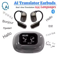 144 Languages Translator Bluetooth Earphones AI Real-time Translation Earbuds Wireless Headphones For Translation Earbuds