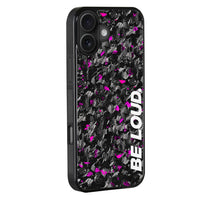 iPhone | Purple Flake Real Forged Carbon Fiber Case | BE LOUD. x SCF